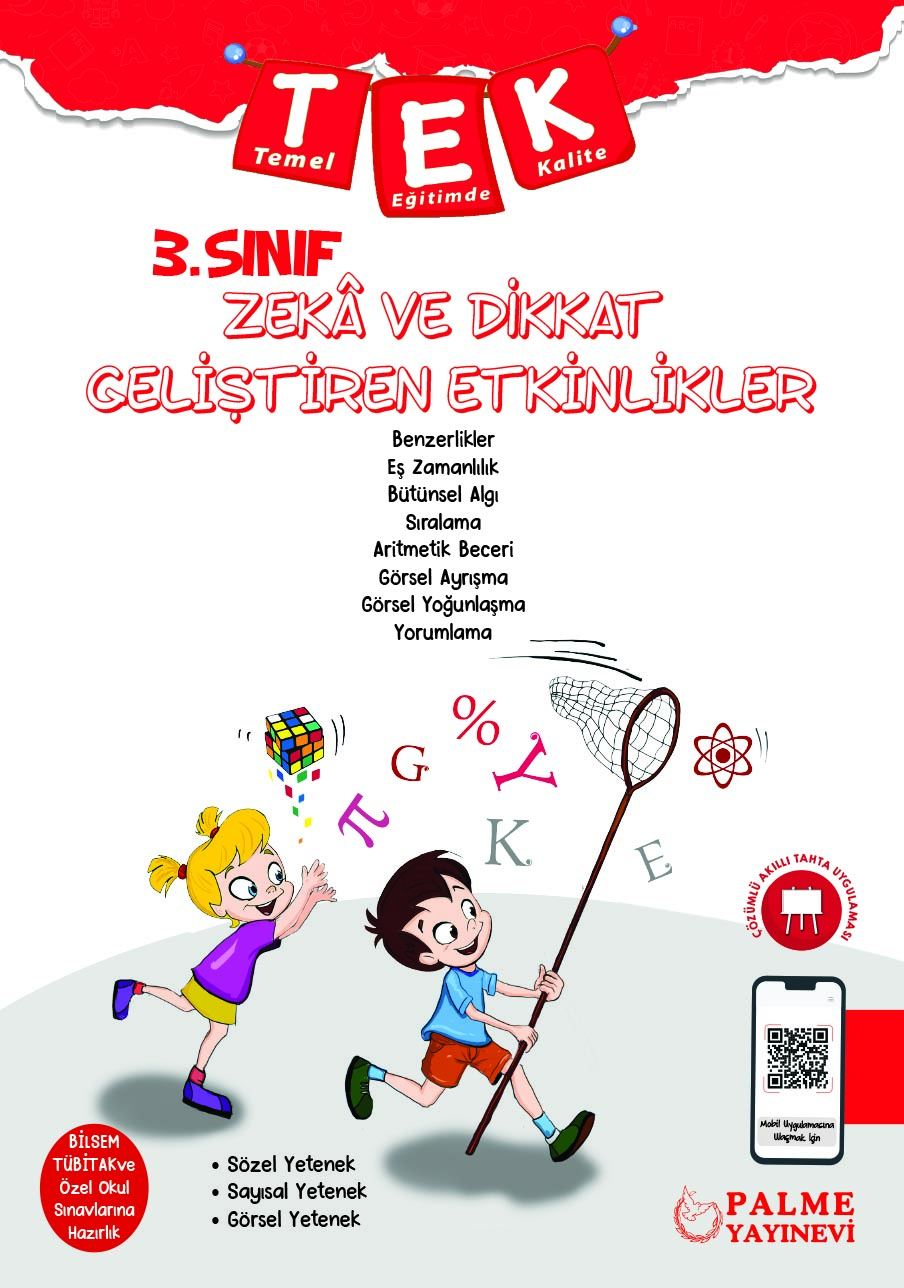 3. Sınıf Zeka ve Dikkat Geliştiren Etkinlikler kapak görseli